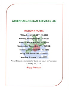 Christmas Hours